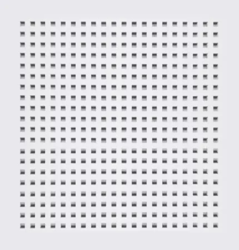 12x12mm Kare Delikli Sıra Dizilişli